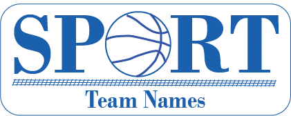 Logo for the Sport Team Names.