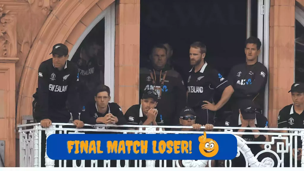 New Zealand team after losing final match